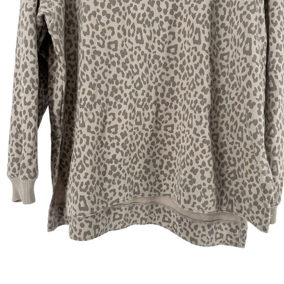 American Eagle Jegging Fit Pullover Sweatshirt Animal Print Size S Relaxed Fit - Picture 5 of 7